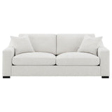 Ashlyn Fabric Upholstered Track Arm Sofa Sand - 552091