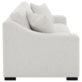 Ashlyn Fabric Upholstered Track Arm Sofa Sand - 552091