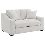 Ashlyn Fabric Upholstered Track Arm Loveseat Sand - 552092