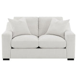 Ashlyn Fabric Upholstered Track Arm Loveseat Sand - 552092