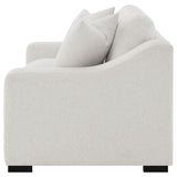 Ashlyn Fabric Upholstered Track Arm Loveseat Sand - 552092