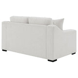 Ashlyn Fabric Upholstered Track Arm Loveseat Sand - 552092