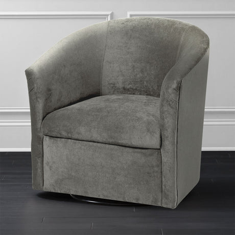 Eden - Swivel Chair With Upholstery And Hardwood Frame