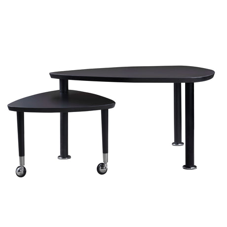 360 Degree Rotatable Coffee Table With Solid Legs