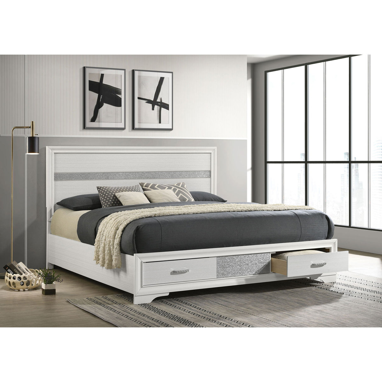 Storage Platform Bed 2 Drawer