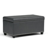 Amelia - Transitional Storage Ottoman Bench