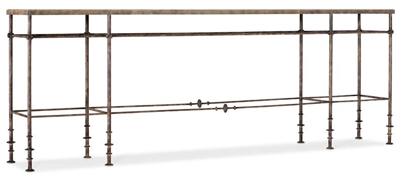 La Grange St James Metal and Stone Console - 6960-85001-00