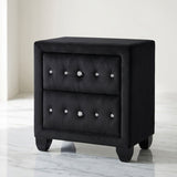 Sophia - 2 Drawer Upholstered Nightstand