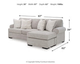 Eastonbridge Sofa Chaise, Oversized Chair, and Ottoman - 56603U1