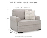 Eastonbridge Sofa Chaise, Oversized Chair, and Ottoman - 56603U1