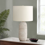 Lighting, Table Lamp - Cream - Resin