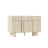Curved Credenza, Wide Storage Cabinet For Dining Room