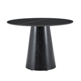 Round Dining Table - Black