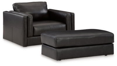 Amiata Oversized Chair and Ottoman - 57405U3
