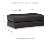 Amiata Oversized Chair and Ottoman - 57405U3