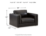 Amiata Oversized Chair and Ottoman - 57405U3