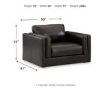 Amiata Sofa, Loveseat, Oversized Chair and Ottoman - 57405U4