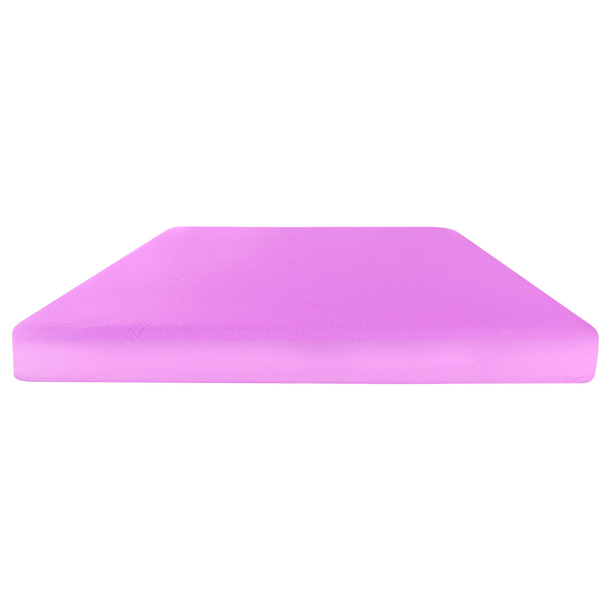 6" Gel Memory Foam Mattress In A Box With Aloe Vera Cover - Pink - Full