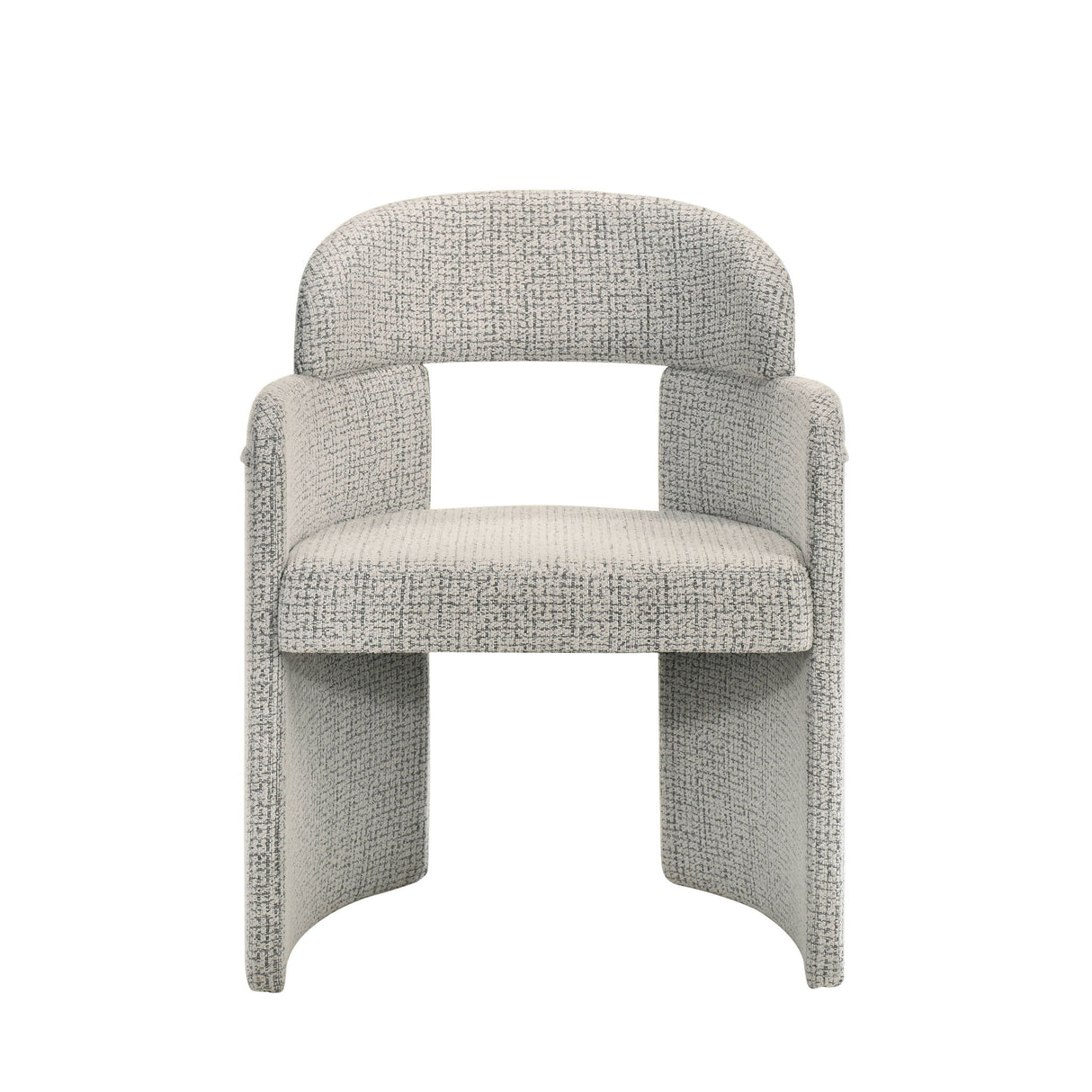 Kyree - Arm Chair (Set of 2) - Ivory / Gray