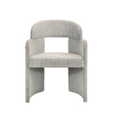 Kyree - Arm Chair (Set of 2) - Ivory / Gray