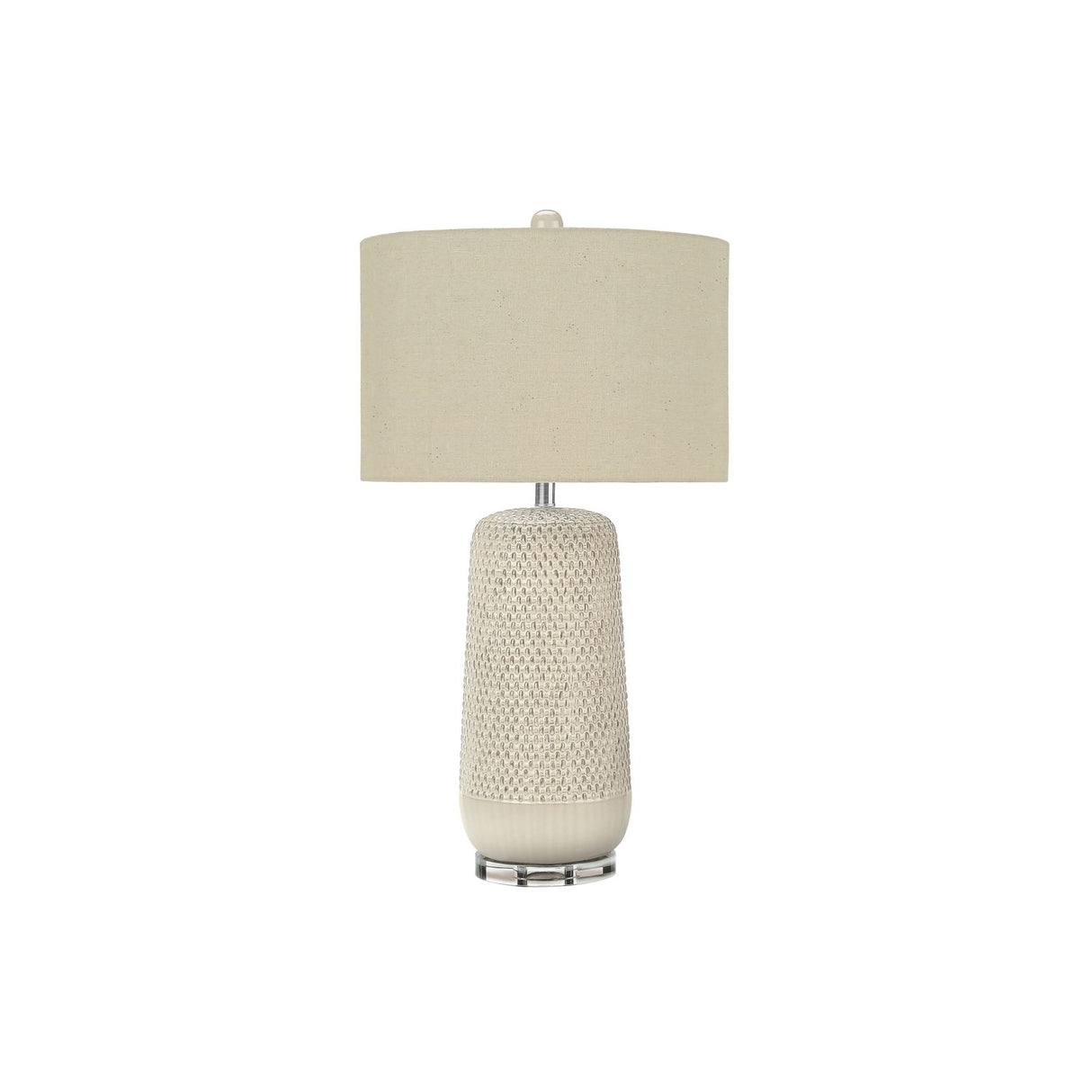 Contemporary Lighting, Table Lamp, Ceramic, Resin - Cream