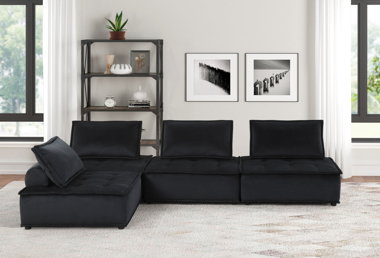 Anna - Stylish Sectional Sofa Ottoman
