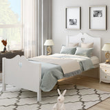 Platform Bed With Slat Support And Headboard And Footboard