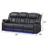 Challenger - LED Power Recliner Set