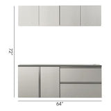 Nova Series - Garage Cabinet Set C - Metallic Gray