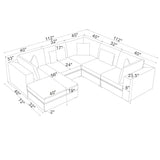 Upholstered Modular Sectional & Custom Configuration