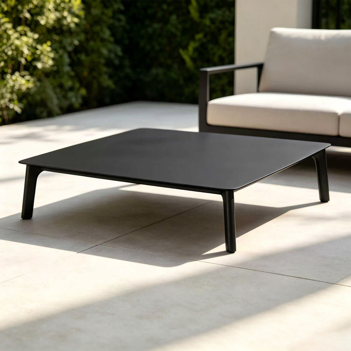 Sofa Set Coffee Tables For Outdoor - Black / Black Multi