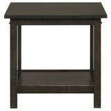 Rachelle 3-piece Rectangular Coffee Table Set Deep Merlot - 5909