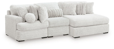 Cuddle Plush 3-Piece Sectional with Chaise - PC59106S1