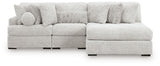 Cuddle Plush 3-Piece Sectional with Chaise - PC59106S1