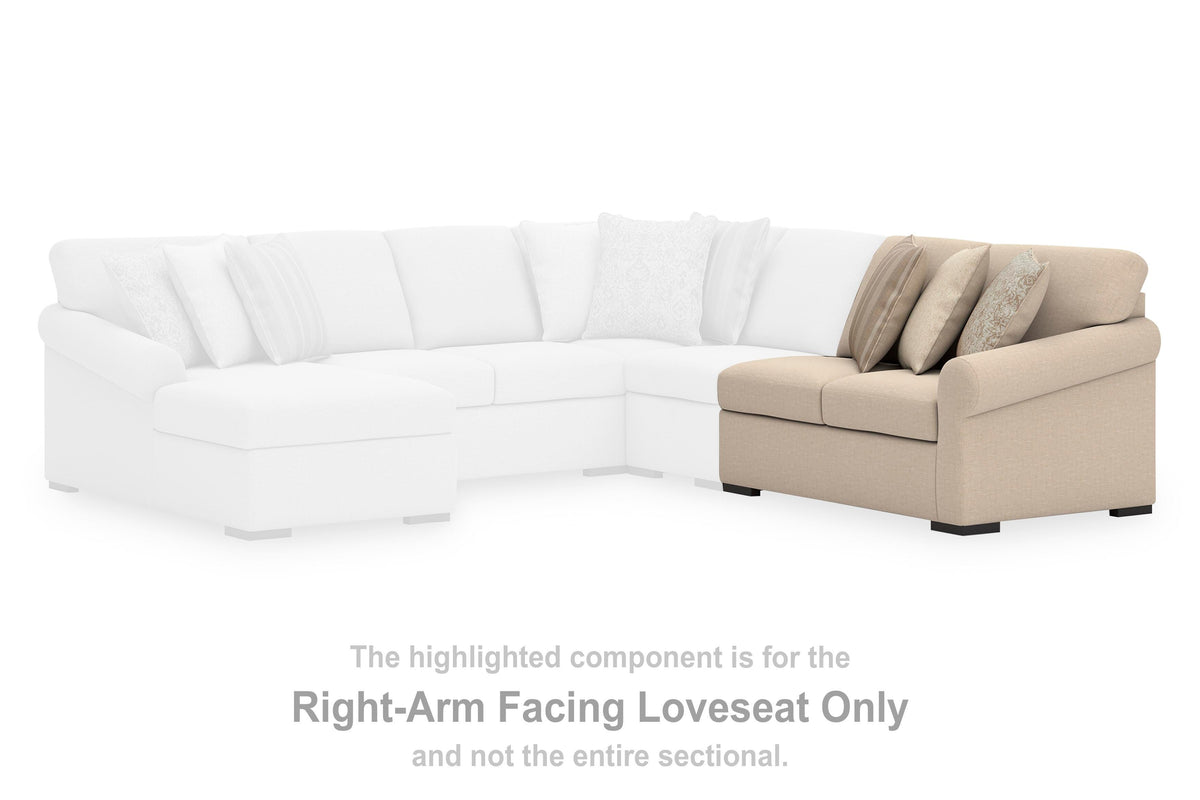 LadyMae Right-Arm Facing Loveseat - 5940456