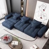 Modern Oversized Diy Combination Modular Sectional Sofa & Pillows