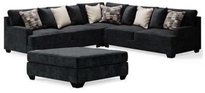 Lavernett 3-Piece Sectional and Oversized Ottoman - 59603U3