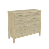 Adeline - 5 Drawers Chest - Natural Wood Wash