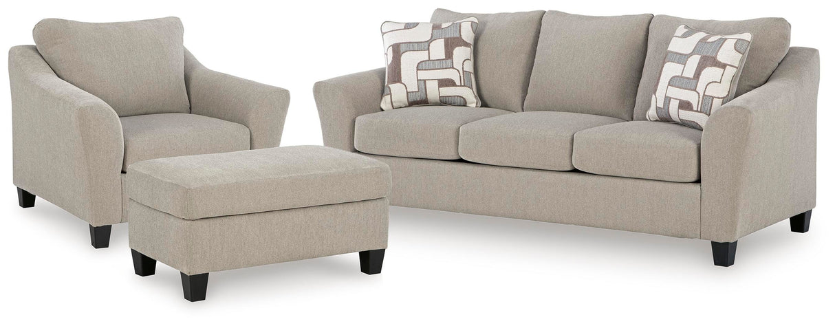 Willarae Sofa, Oversized Chair and Ottoman - 59803U2