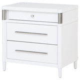 Robinson - 3 Drawer Nightstand - White