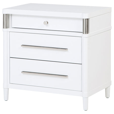 Robinson - 3 Drawer Nightstand - White