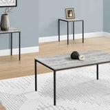 Table Set, Coffee, End, Contemporary, Modern (Set of 3)