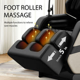 Massage Chair Recliner With Zero Gravity With Full Body Air Pressure - Black / Blue / Gold