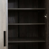 Mia - Farmhouse Shoe Cabinet With 6 Shelves