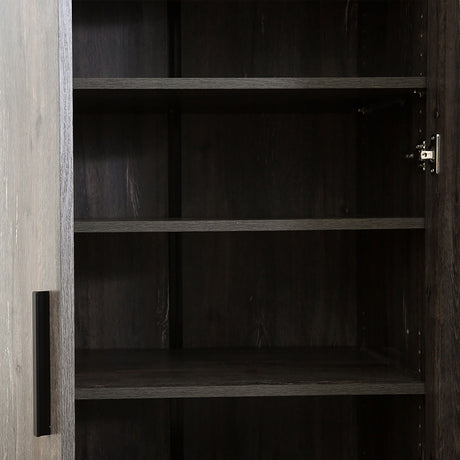 Mia - Farmhouse Shoe Cabinet With 6 Shelves