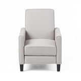 Upholstered Push Back Recliner Chair For Living Room
