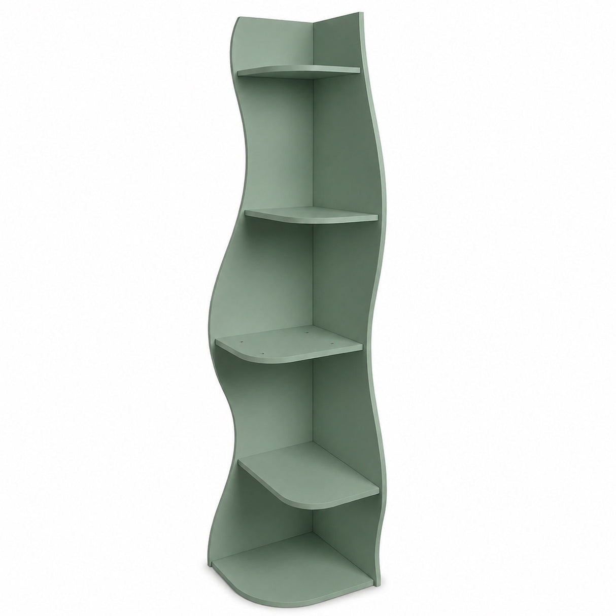 5 Tier S - Shaped Corner Shelf For Living Room