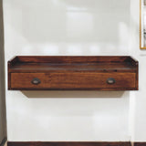Belmont - Wall Mounted Console Shelf - Chestnut
