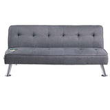 Tufted Sofa With USB Port For Living Room