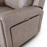 FRANK ARGENT GRAY FABRIC RECLINER - FRANK 4730 3429-22 ARGENT GRAY FABRIC RECLINER